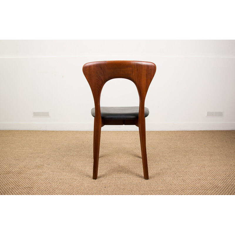 Set of 6 vintage dining chairs model Peter from Designer Niels Koefoed Danes