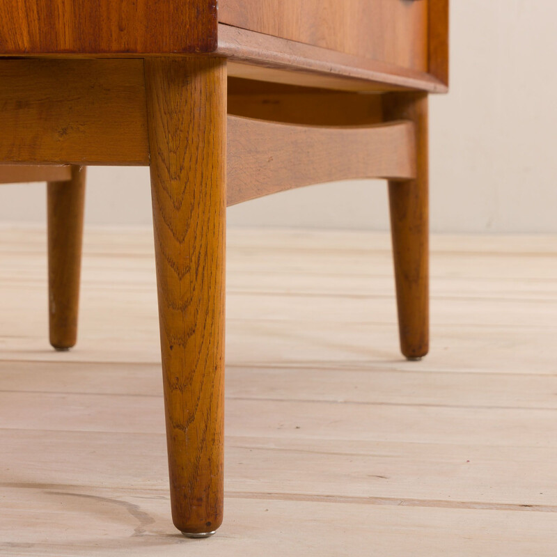 Big vintage Teak Dresser by Johannes Sorth for Nexø Møbelfabrik, Danish 1960s