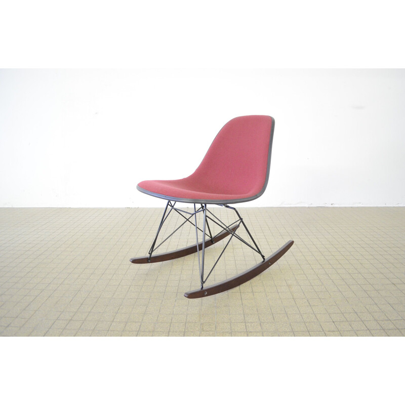 Vintage side chair rocking chair by Charles & Ray Eames by Herman Miller 1950s