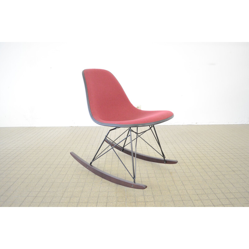 Vintage side chair rocking chair by Charles & Ray Eames by Herman Miller 1950s