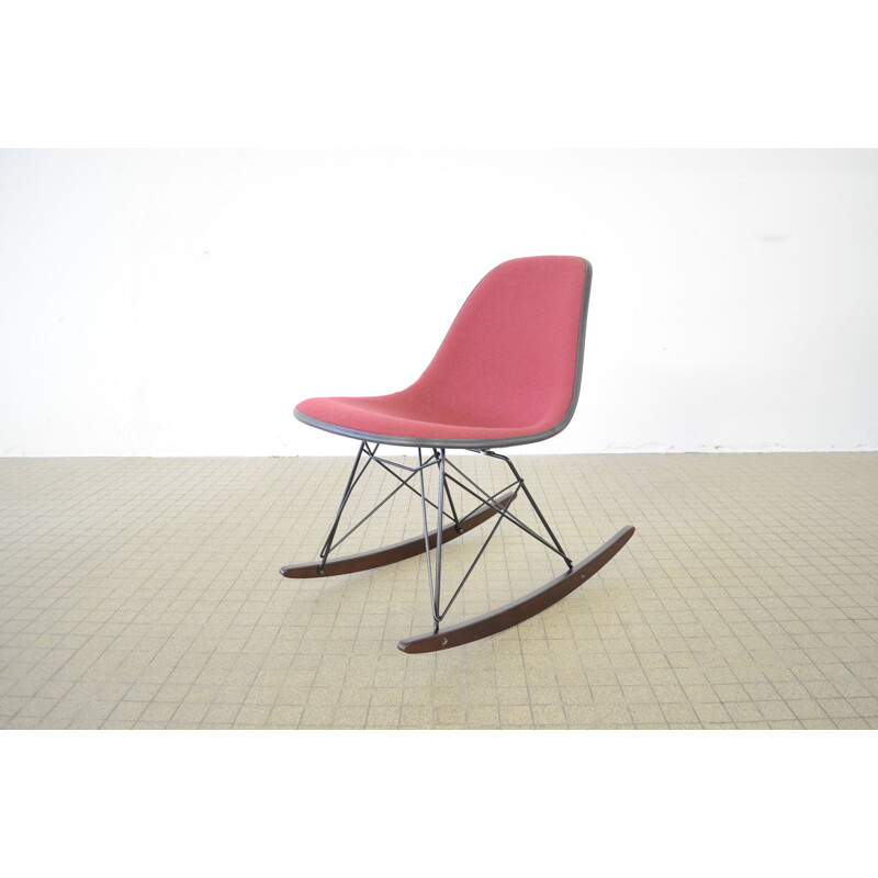 Vintage side chair rocking chair by Charles & Ray Eames by Herman Miller 1950s