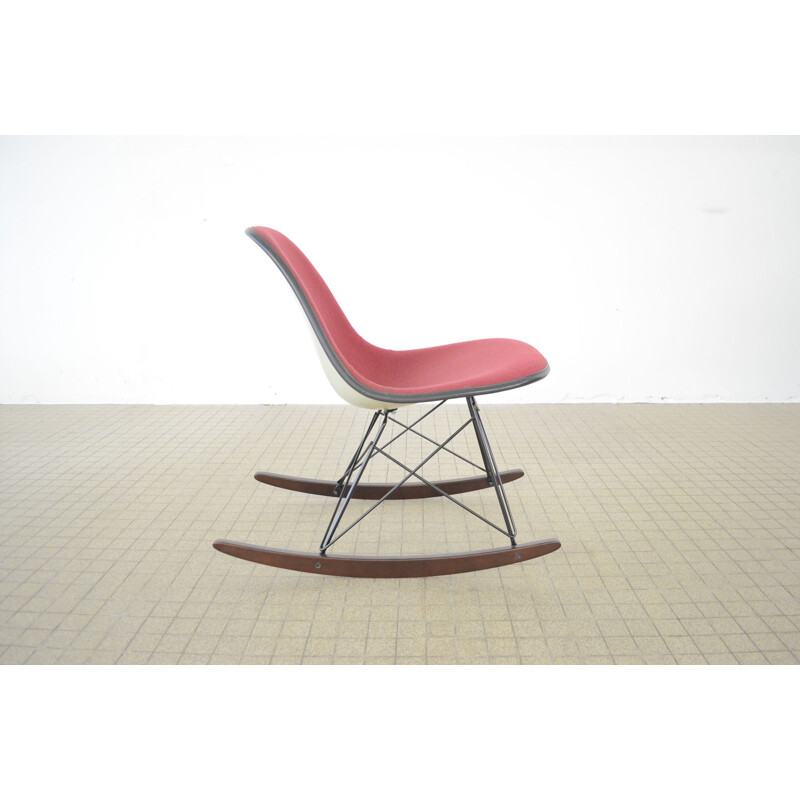 Vintage side chair rocking chair by Charles & Ray Eames by Herman Miller 1950s