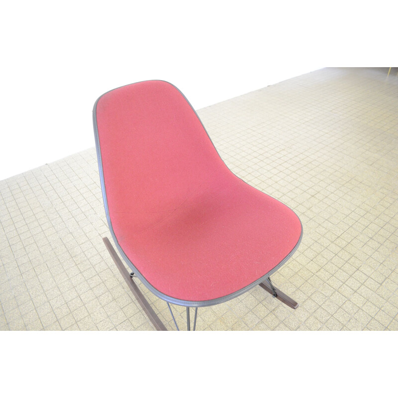 Vintage side chair rocking chair by Charles & Ray Eames by Herman Miller 1950s