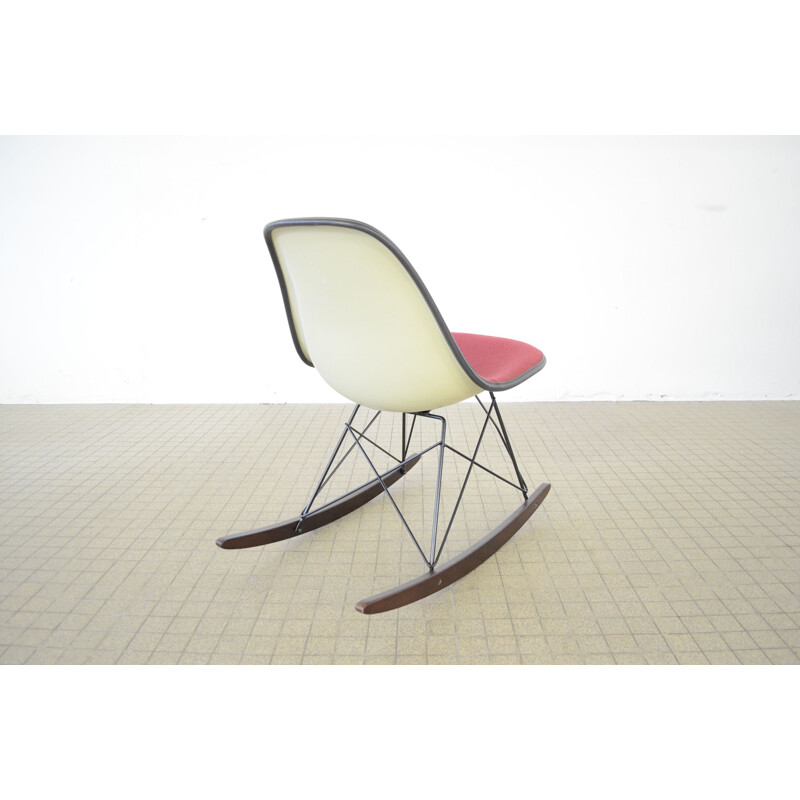 Vintage side chair rocking chair by Charles & Ray Eames by Herman Miller 1950s