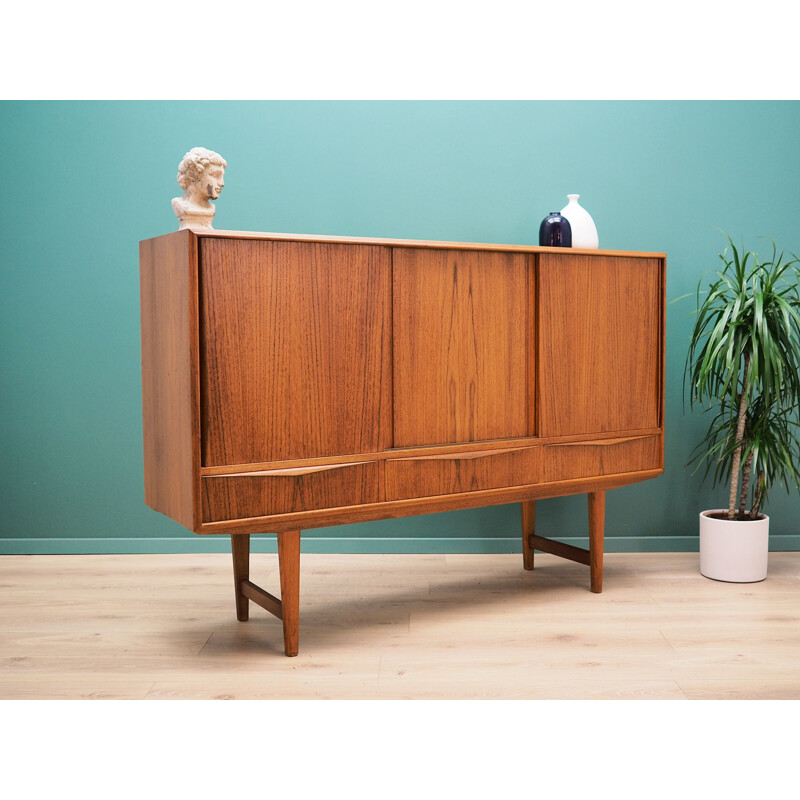 Vintage Highboard teak E. W. Bach Sejling Skabe Danish 1960s