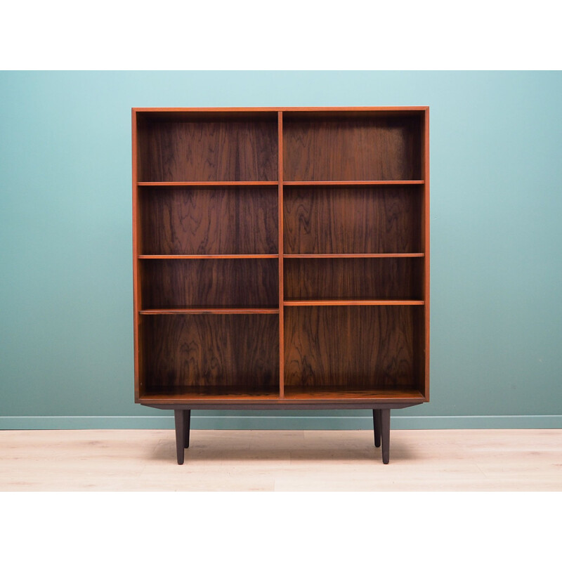 Vintage Bookcase rosewood, by Ib Kofod Larsen, for Faaarup Danish 1970