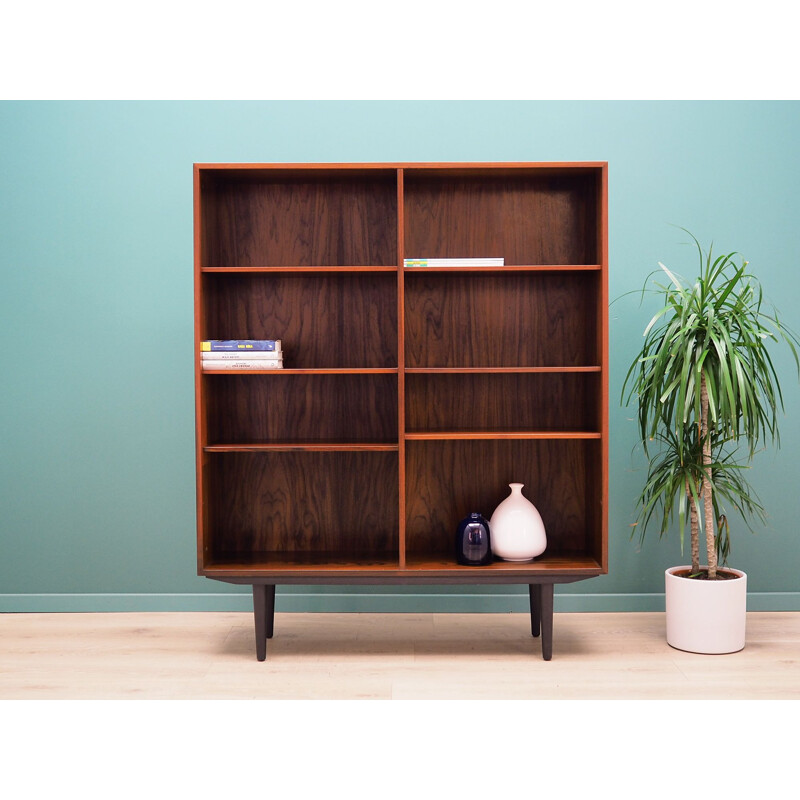 Vintage Bookcase rosewood, by Ib Kofod Larsen, for Faaarup Danish 1970