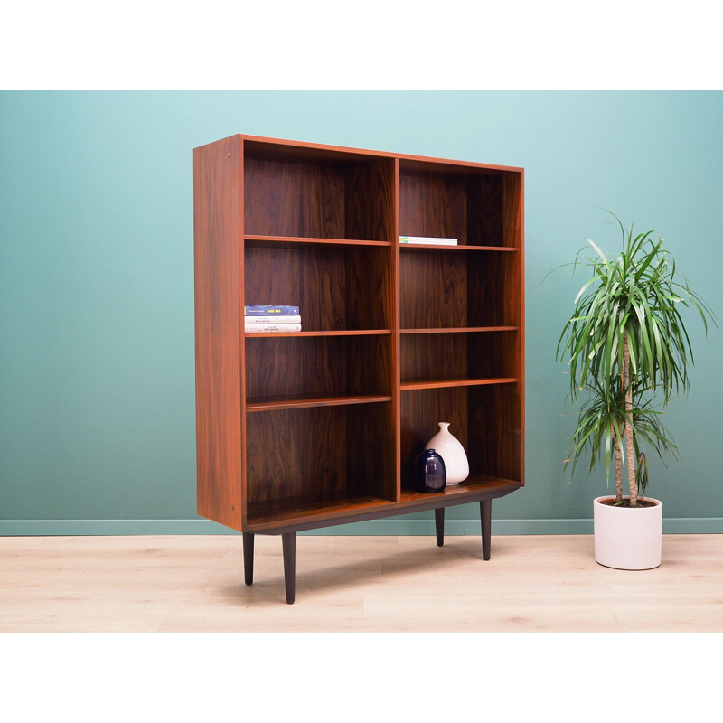 Vintage Bookcase rosewood, by Ib Kofod Larsen, for Faaarup Danish 1970