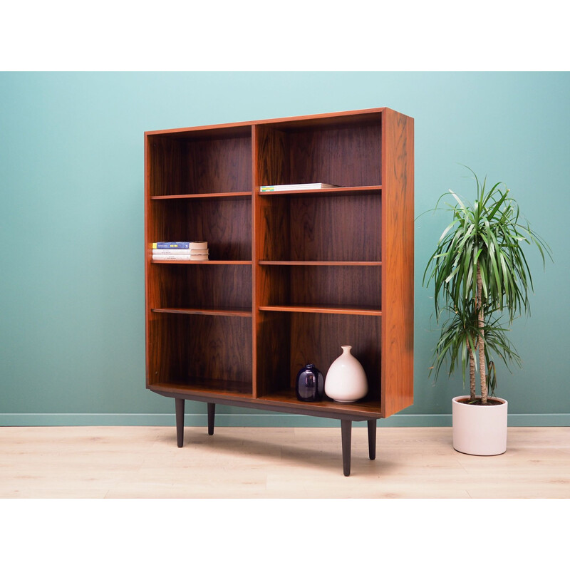 Vintage Bookcase rosewood, by Ib Kofod Larsen, for Faaarup Danish 1970