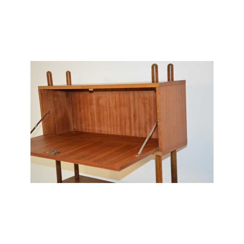 Set of 2 bookshelves modules in wood, Willem LUTJENS - 1950s