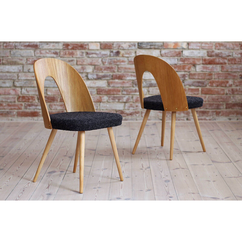Set of 4 Midcentury Dining Chairs by Antonin Šuman