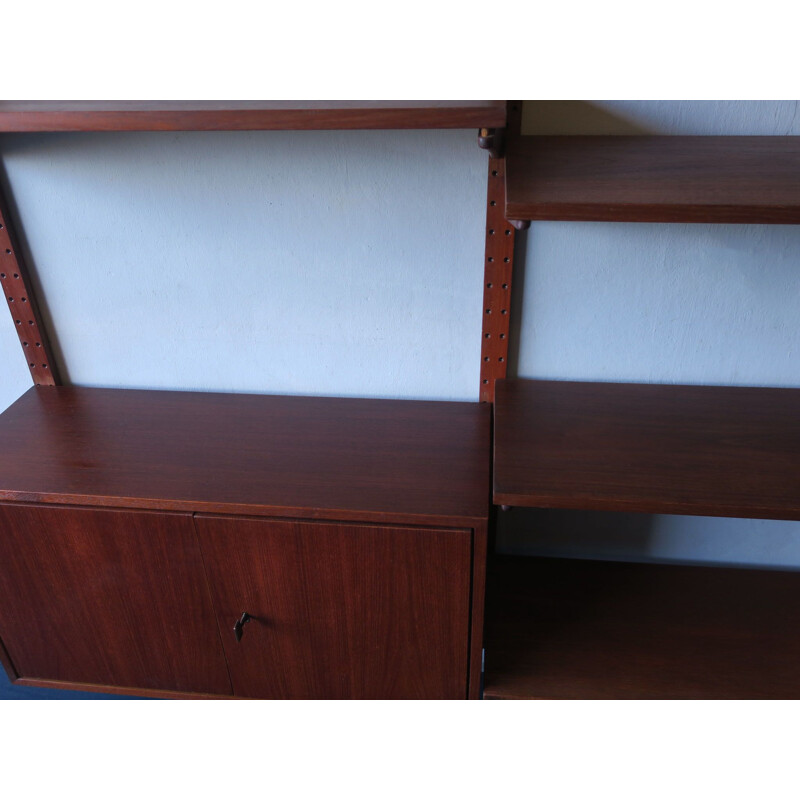 Vintage Teak Modular Shelf System Danish 1960s