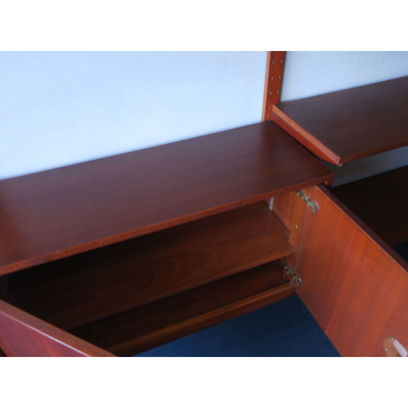 Vintage Teak Modular Shelf System Danish 1960s