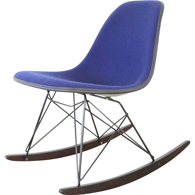 Vintage side chair rocking chair by Charles & Ray Eames Herman Miller 1950s