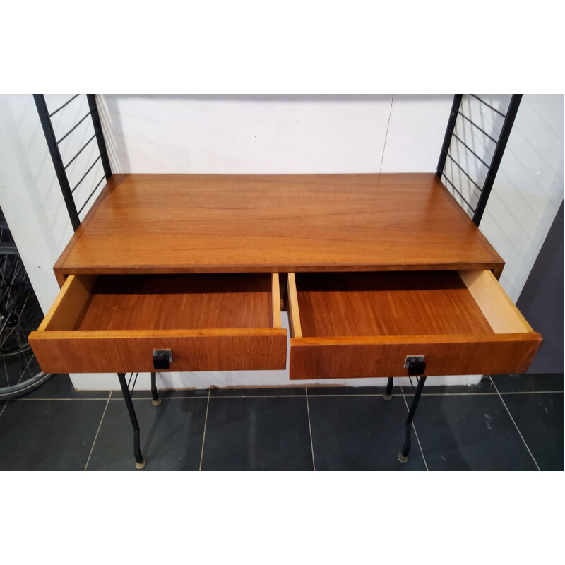  Vintage Teak Shelf CombinEurop 1950