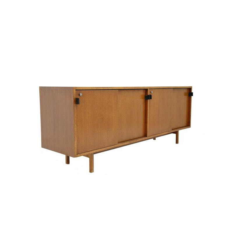 Mid century wood sideboard, Florence KNOLL - 1949