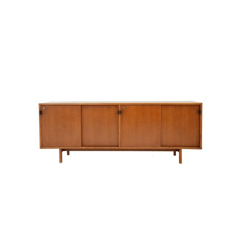 Mid century wood sideboard, Florence KNOLL - 1949