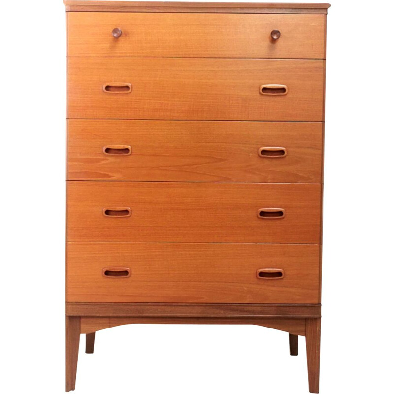 Mid Century Sideboard Chest of Drawers Teak Frank Guille For Austinsuite 1960s