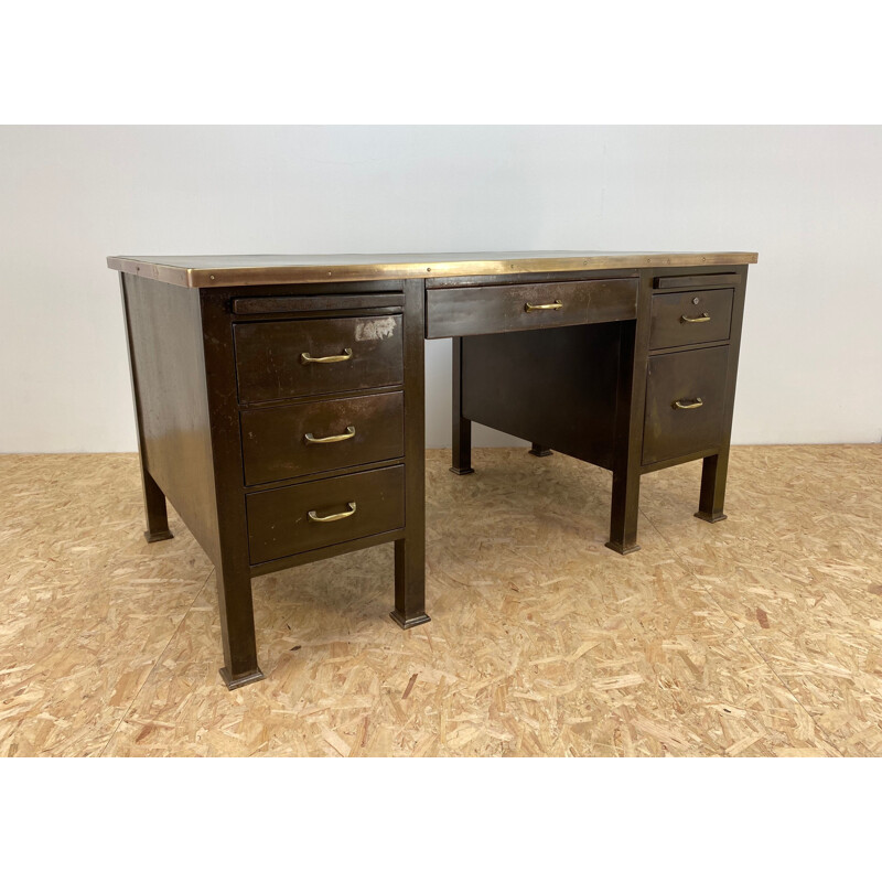 Bureau industriel vintage 1950