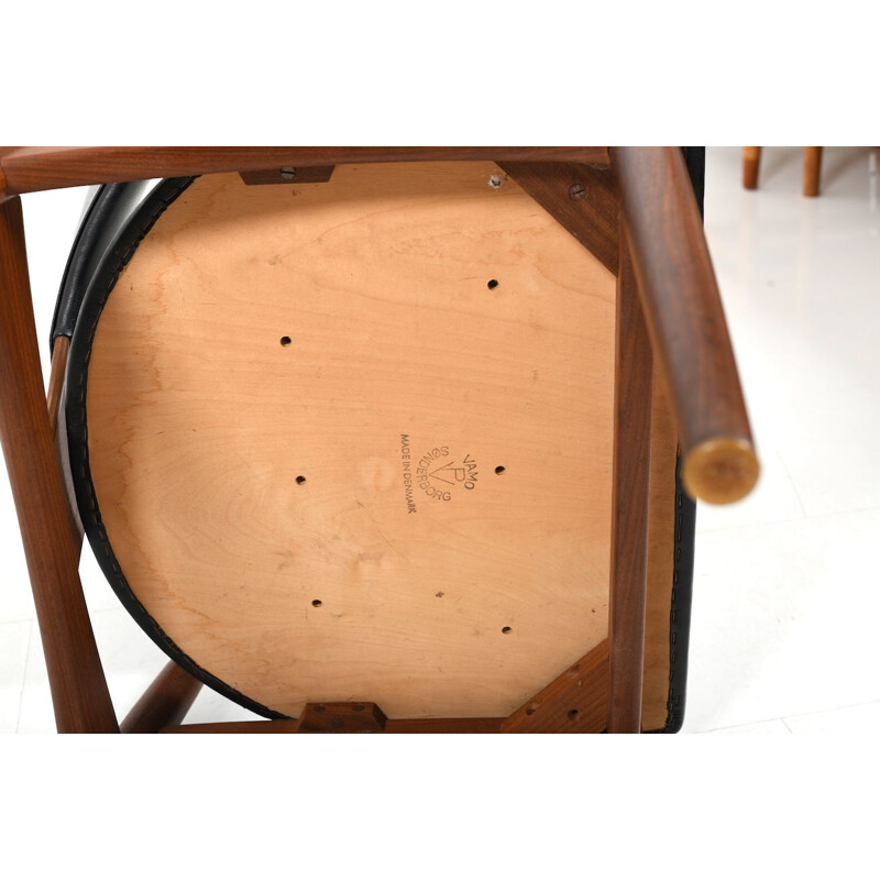 Vintage Teak Chair by Arne Vodder for Vamo Sønderborg danish 1950s