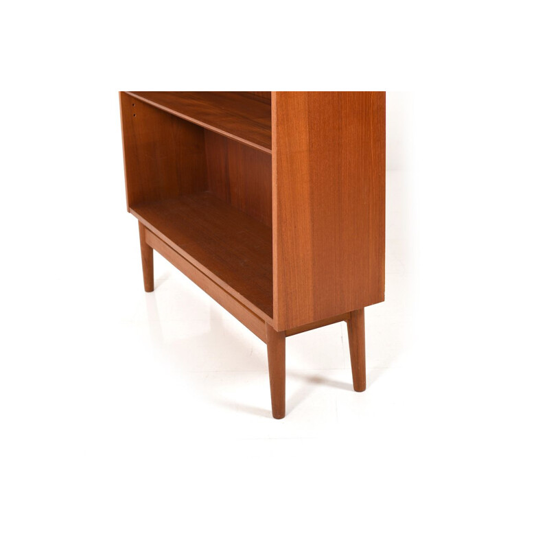 Vintage Conical Bookshelf  Bookcase in Teak by Johannes Sorth Danish 1950s