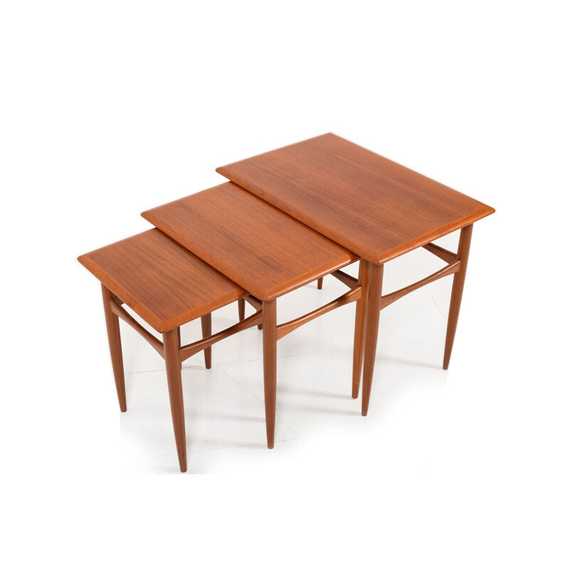 Vintage Nesting Tables by Kai Kristiansen for Skovmand & Andersen Danish