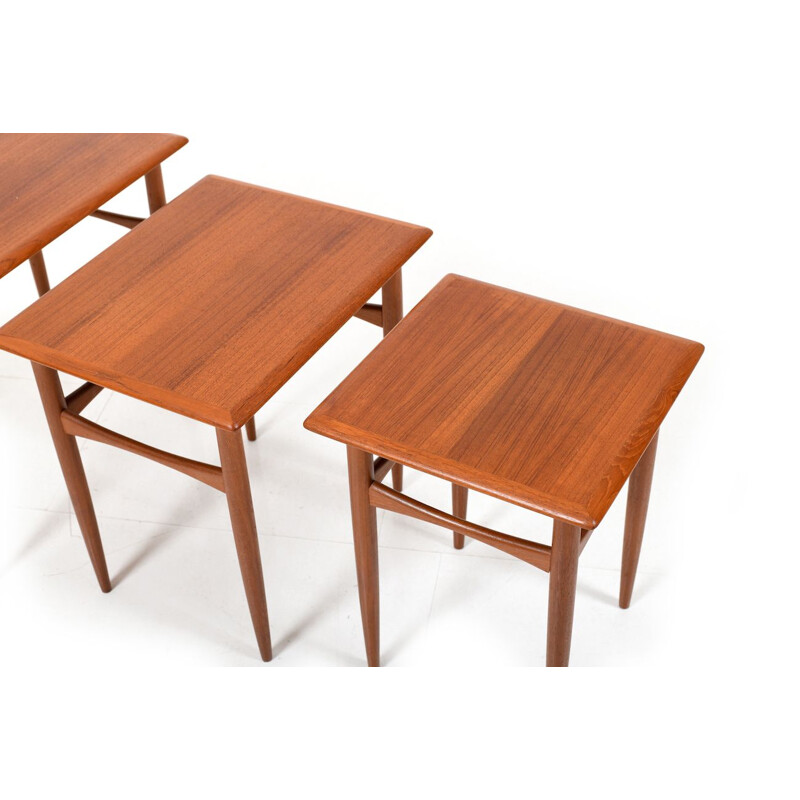 Vintage Nesting Tables by Kai Kristiansen for Skovmand & Andersen Danish