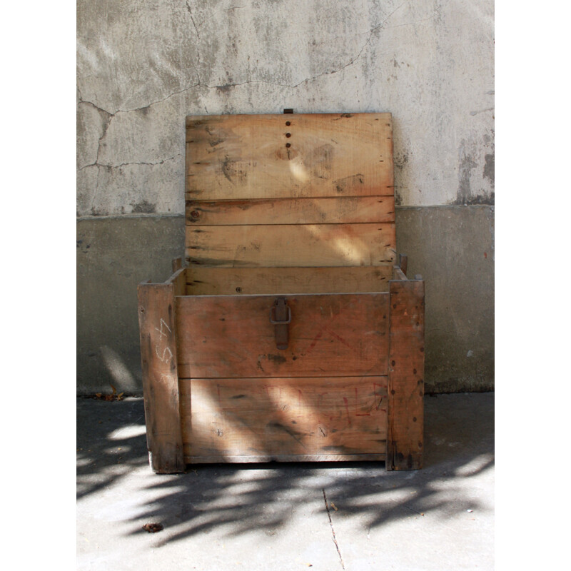 Vintage wooden chest