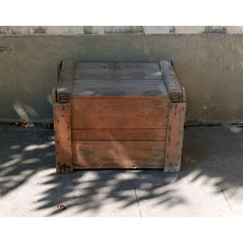 Vintage wooden chest