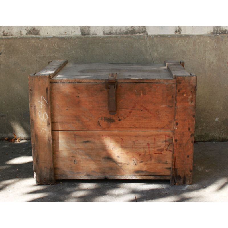 Vintage wooden chest