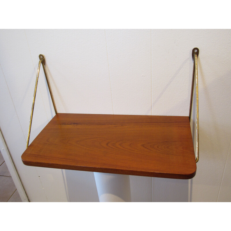 Vintage Scandinavian wall shelf