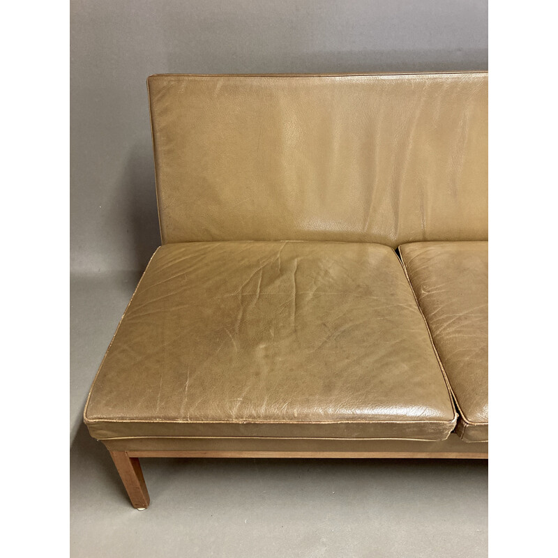 Vintage leather sofa Kill International 1960