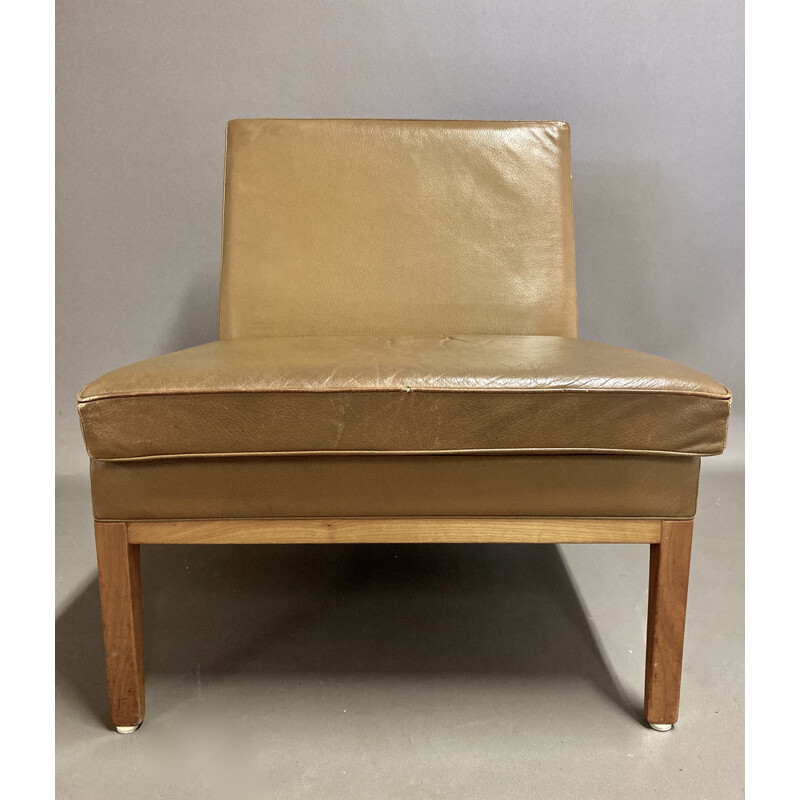 Fauteuil vintage cuir Kill International 1960