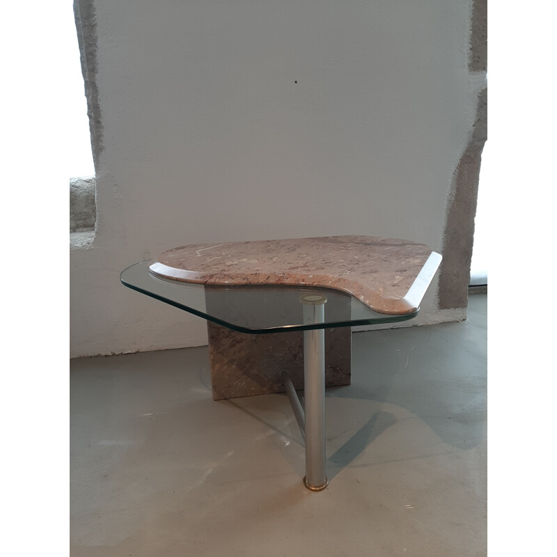 Vintage marble nesting table 1970