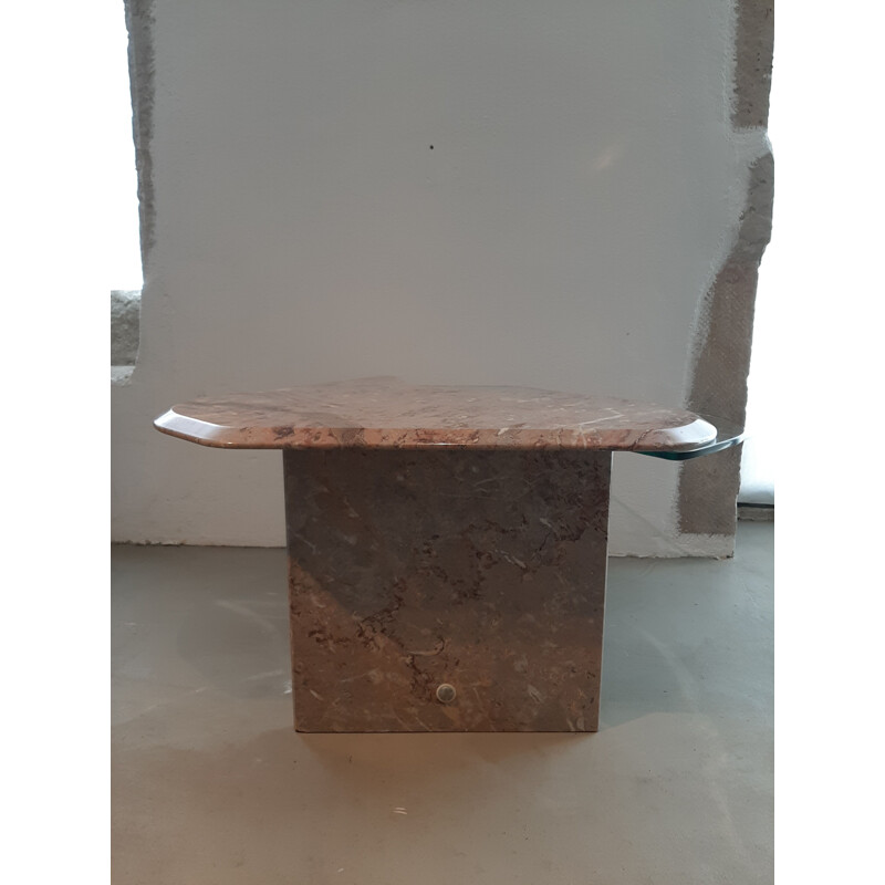 Vintage marble nesting table 1970