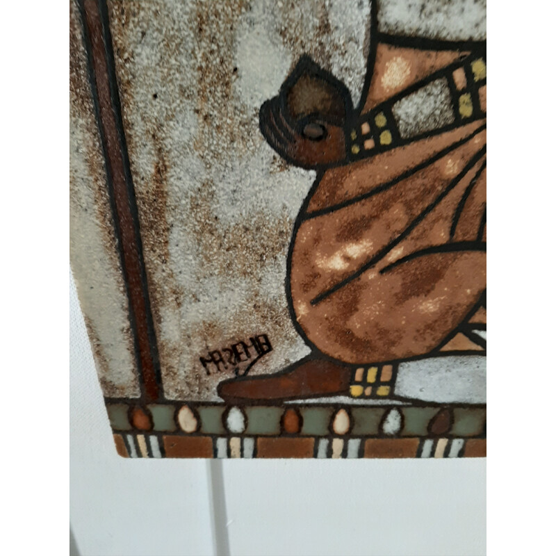 Vintage panel 1970 Ceramic