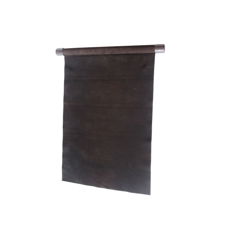 Vintage gucci brown suede leather display stand