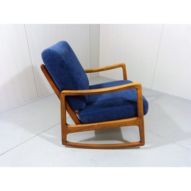 Vintage Rocking chair model 120 by Ole Wanscher for France & Daverkosen, Denmark 1950