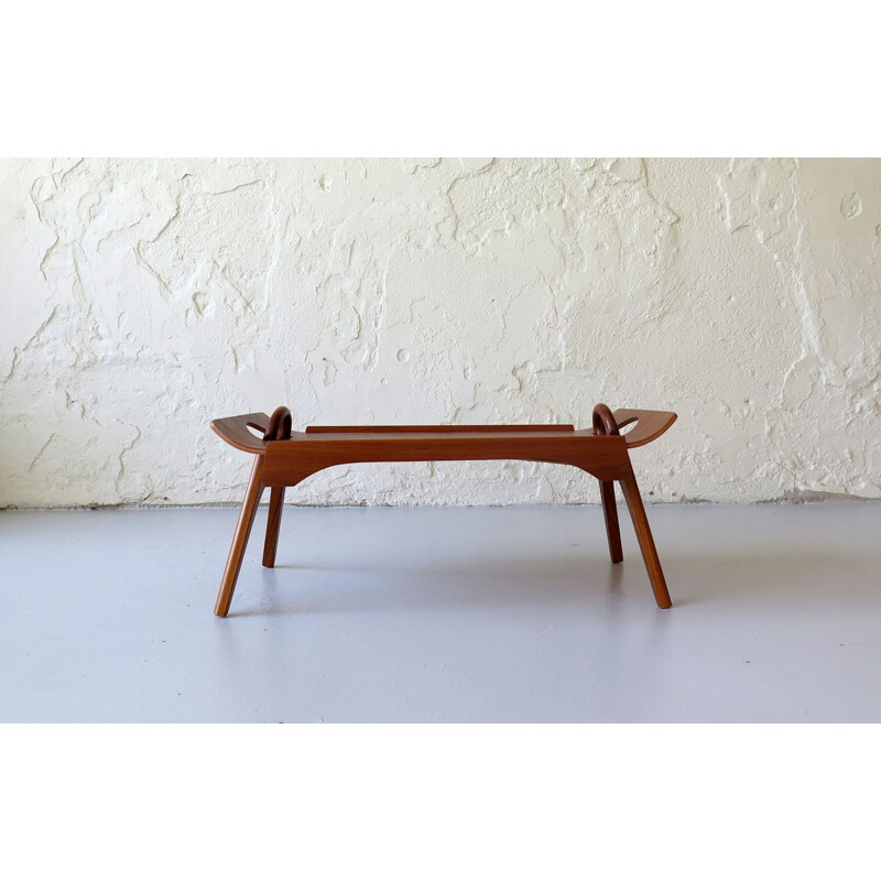 Vintage Teak Foldable Tray 1960