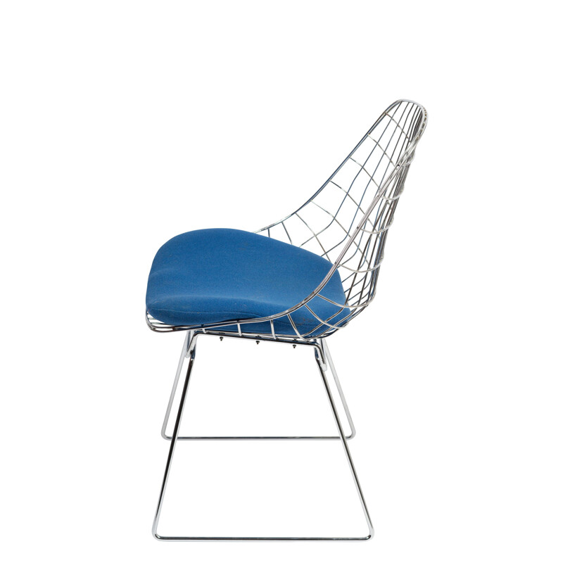 Vintage SM05 by Cees Braakman, Wire Chair Pastoe