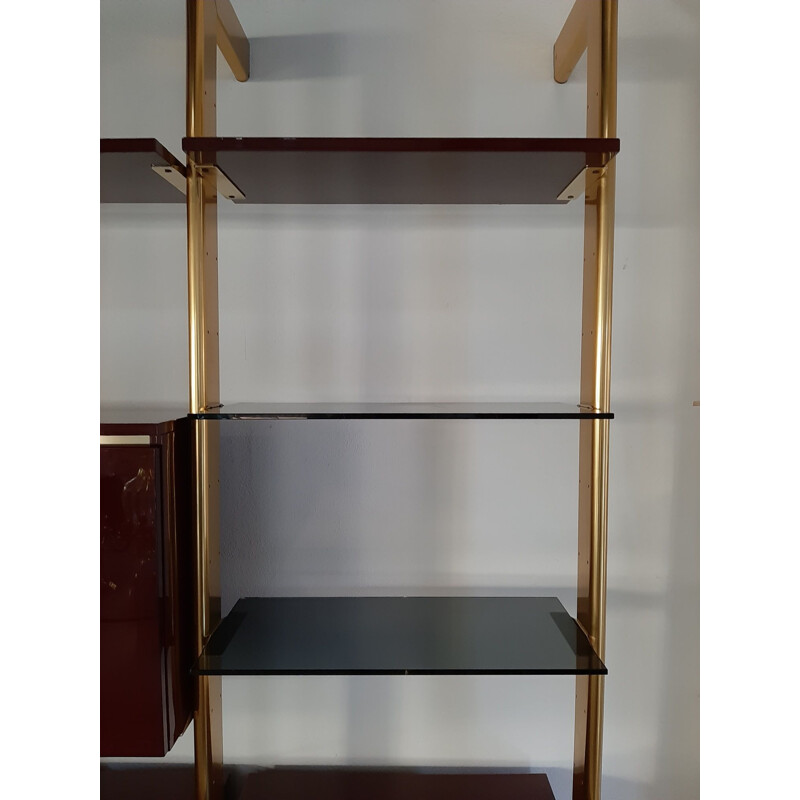 Vintage wall unit, Jean Claude Mahey 1970