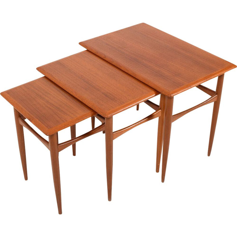 Vintage Nesting Tables by Kai Kristiansen for Skovmand & Andersen Danish