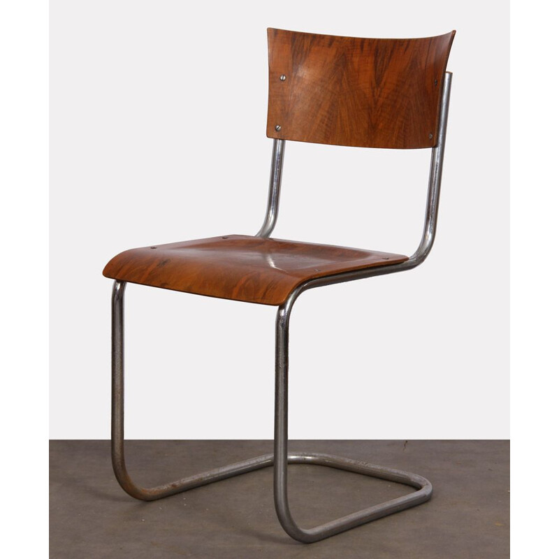 Vintage metal chair designed Mart Stam 1940