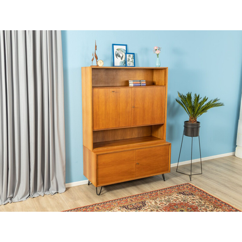 Vintage bar cabinet walnut  1950s