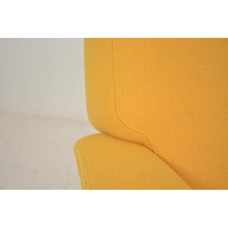 Vintage yellow armchair LADY by Marco ZANUSO