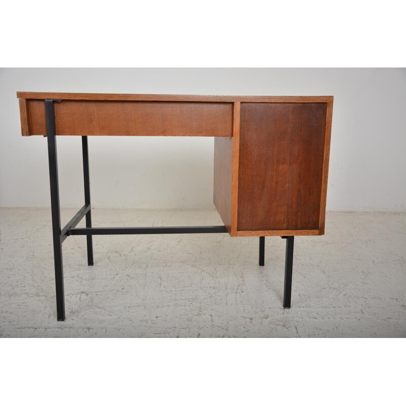 Vintage multitable desk by Jacques Hitier 1950