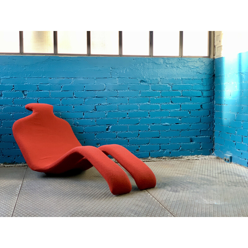 Vintage lounge chair Bouloum Olivier Mourgue by Airborne 1968