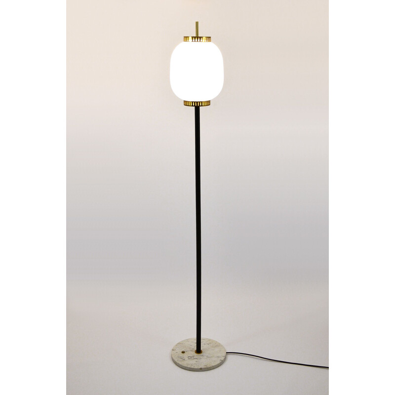 Vintage Italian Floor Lamp attribué à Stilnovo Circa 1950