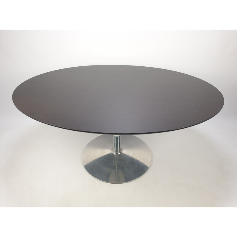 Vintage Oval Dining Table 1960