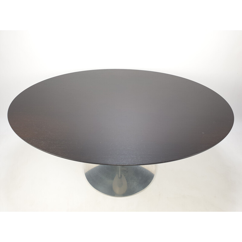 Vintage Oval Dining Table 1960